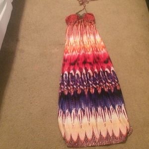Multicolor maxi dress