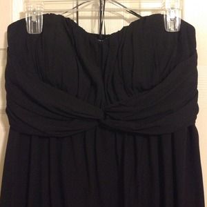 Strapless formal maxi