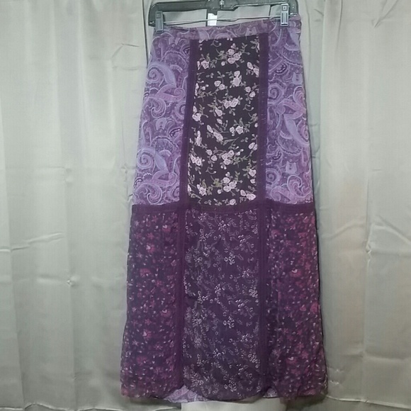 Floral Boho Style Skirt