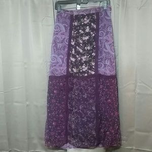 Floral Boho Style Skirt