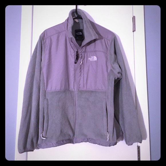Grey Woman's North Face Thermal Denali Jacket