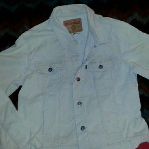 Cream/tan Aeropostale Corduroy jacket