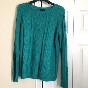 Teal sweater