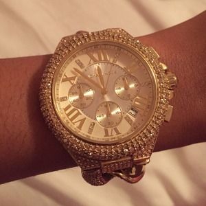 Michael Kors Gold Glitz Watch