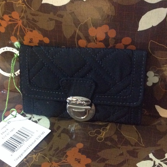 Vera Bradley Clutches & Wallets - Vera Bradley Quick Swipe ID W/ Keychain
