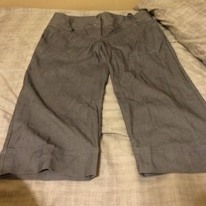 Grey Capri dress pants
