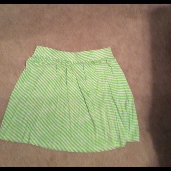 Jersey knit skirt