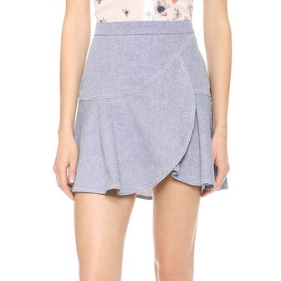 Club Monaco Liora Denim Skirt.