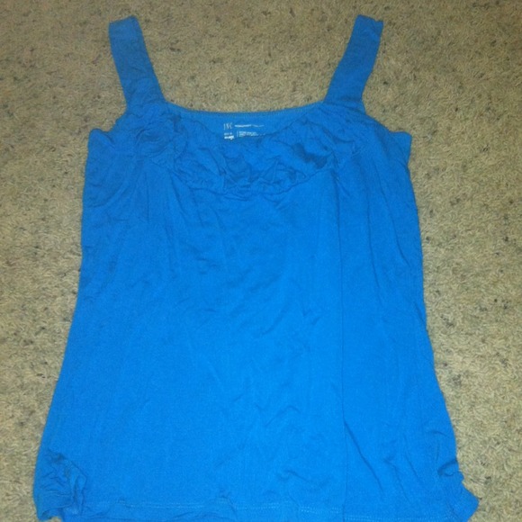 INC blue tank top