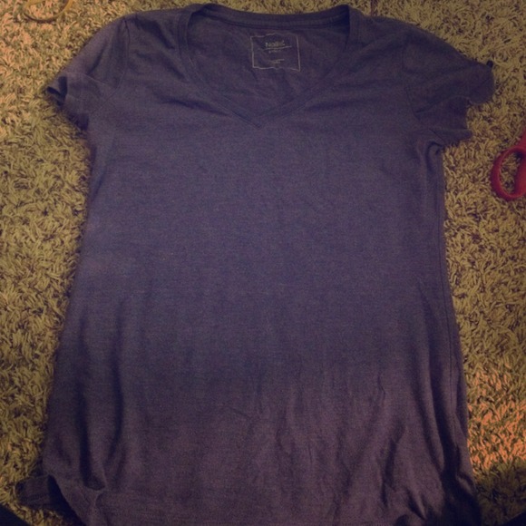 Purple V-neck