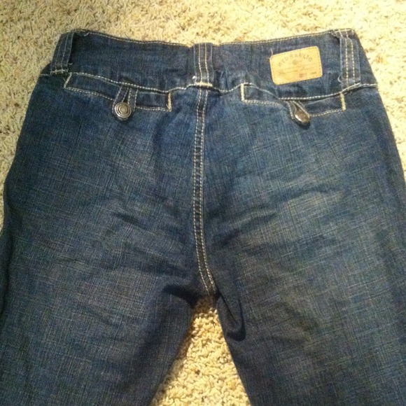 Hydraulic flare blue jeans - Picture 3 of 3