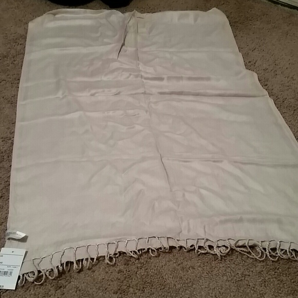 Sand color scarf