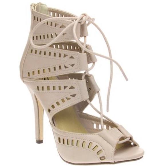 Shoes - Cutout peep toe shoes