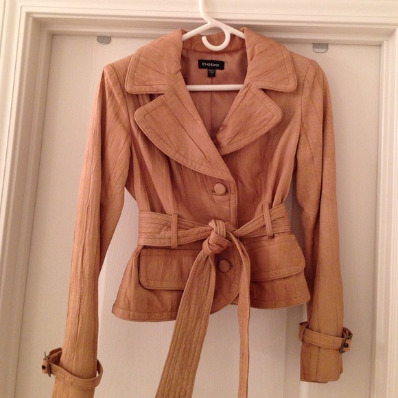 bebe Jackets & Blazers - Bebe Leather Jacket 100%