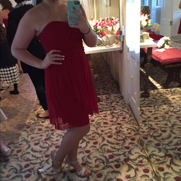 Bridesmaid dress from David's bridal.