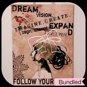 FOLLOW YOUR BLISS art panel
