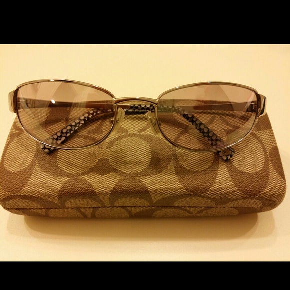 New w/case coach sunglasses sophie s505 lilac