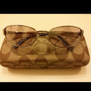 New w/case coach sunglasses sophie s505 lilac