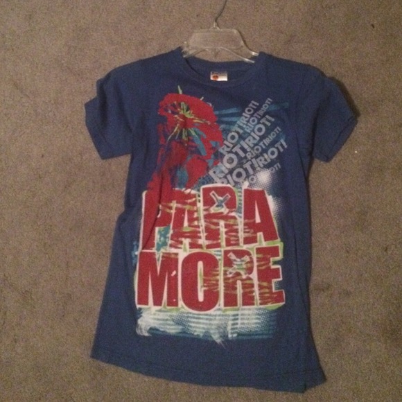 paramore pop punk band shirt