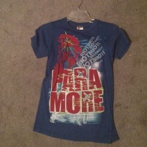 paramore pop punk band shirt
