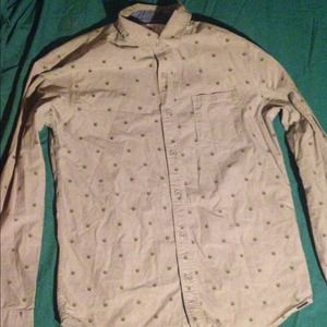 WEED LONG-SLEEVE BUTTON DOWN [otb] HUF