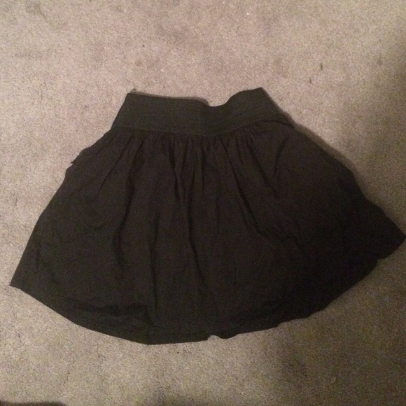 black sidecca skirt