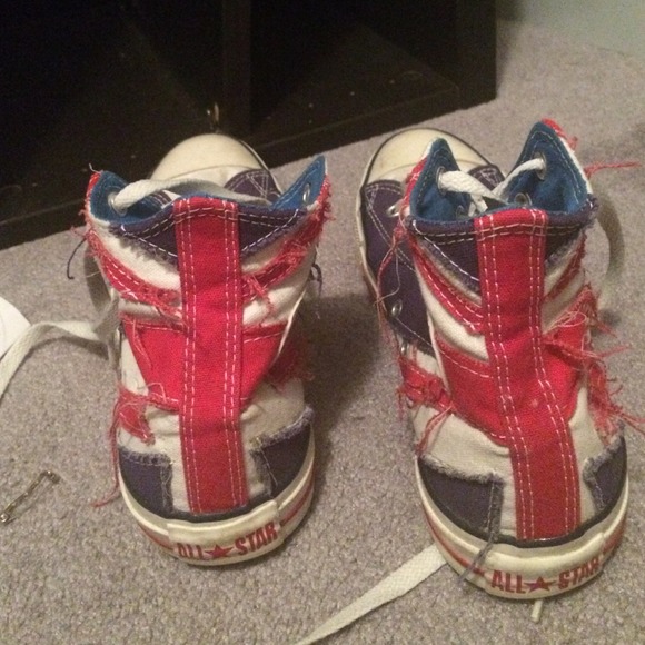 high top uk Union Jack the who converse all stars