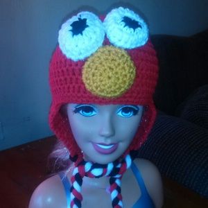 Elmo handmade crotchet hat