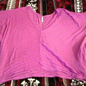Purple Batwing Top