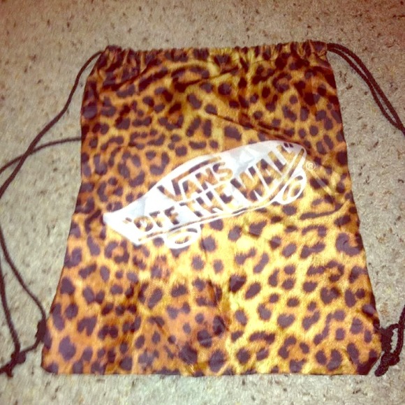 Vans Accessories - CLEARANCE Vans Cheetah Drawstring Bag NWOT