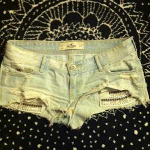 Boho beaded hollister shorts