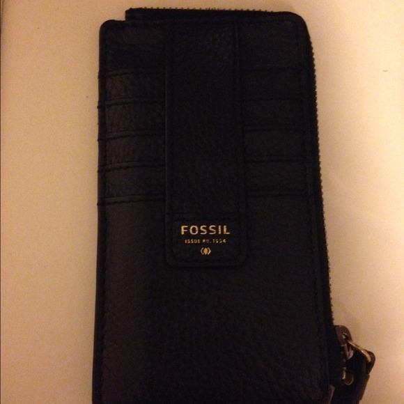 Black Fossil Wallet