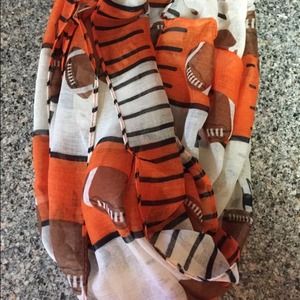 GAME DAY SALE! orange football infinity scarf