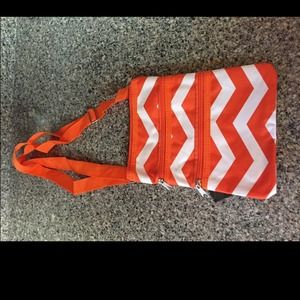 GAME DAY SALE! Orange and white chevron hipster