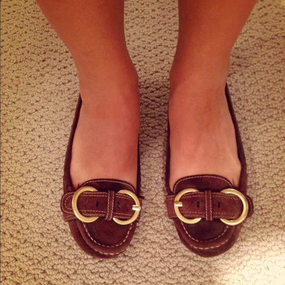 🚫SOLD❗️Coach brown flats