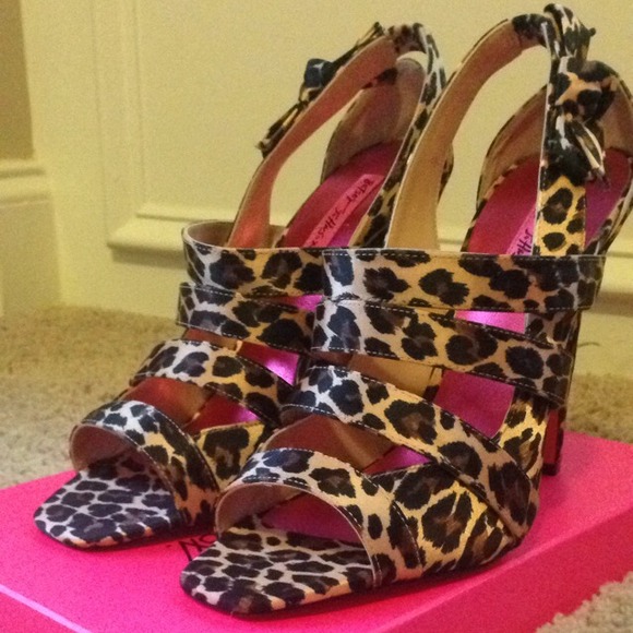 Betsey Johnson Leopard Print Heels