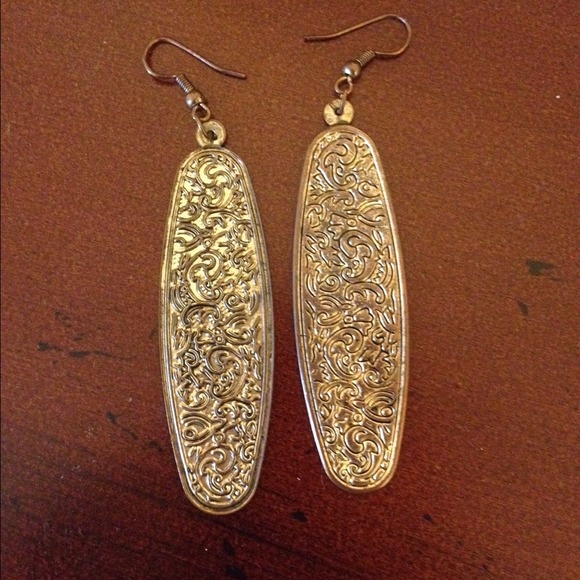 Gold plated earrings
