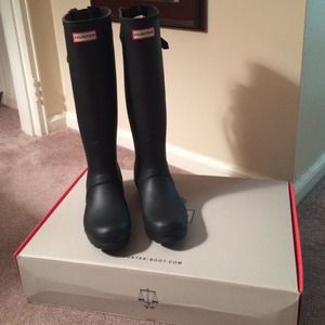 Hunter adjustable back boots