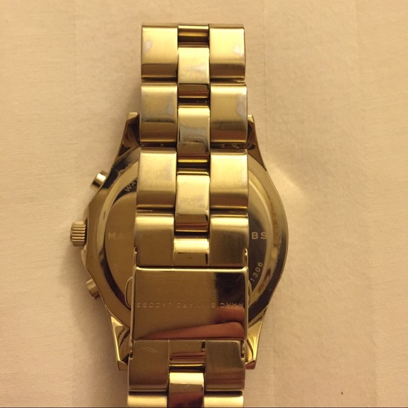 Marc Jacobs Blade Gold Watch Chronograph - Picture 3 of 3