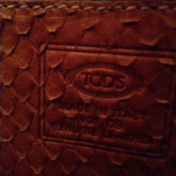 🎉HP🎉 TOD'S Snakeskin Bag - 100% Authentic - Picture 4 of 4