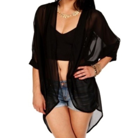 Black kimono