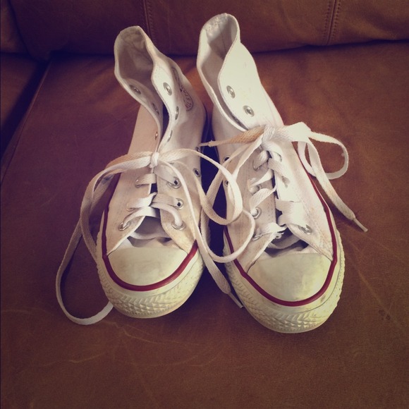 White High Top Converse