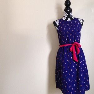 Francesca's cobalt blue dress