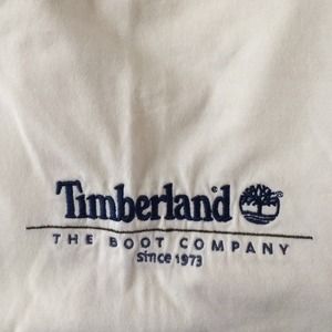 Men's large white timberland t-shirt