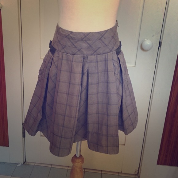 Fei Anthropologie pleated skirt