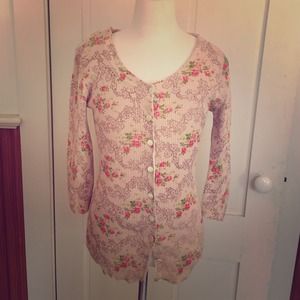 Anthropologie vintage style cardigan small