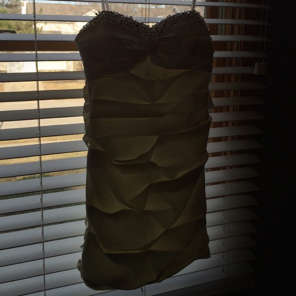 💎 white sparkly NYE mini dress 💎 - Picture 3 of 4