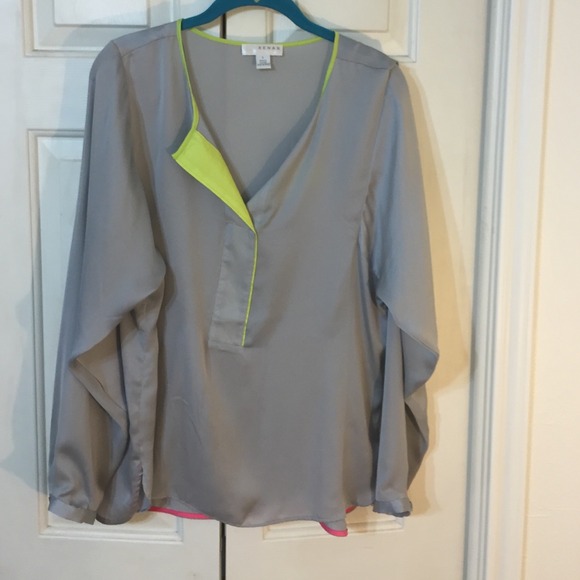 Silver dress top