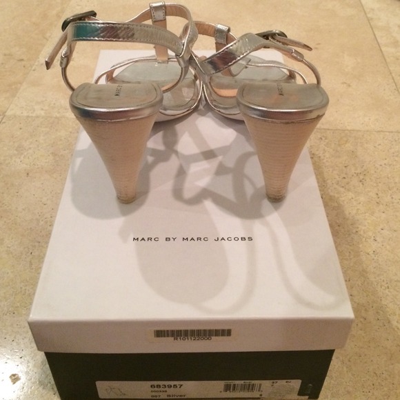 Marc by Marc Jacobs Silver Heels - Picture 2 of 3