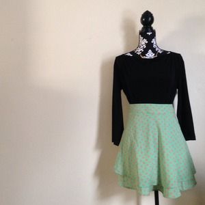 Double layer circle skirt